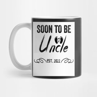 Soon To Be Uncle Est 2022 Funny Pregnancy Mug